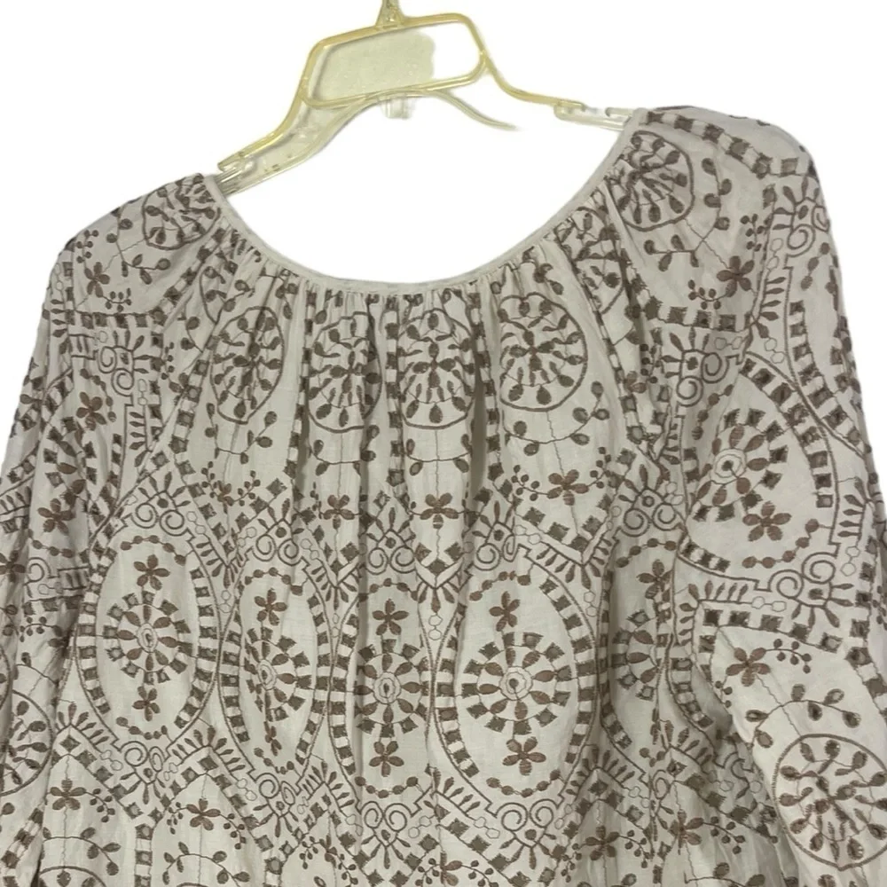 Lauren Ralph Lauren cotton eyelet raglan sleeve top. Size XL GUC to EUC - Picture 11 of 12